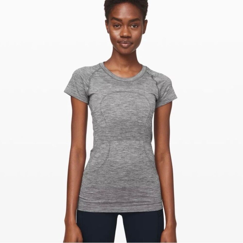 Lululemon Gray Swiftly Tech Performance Shirt 4 Women